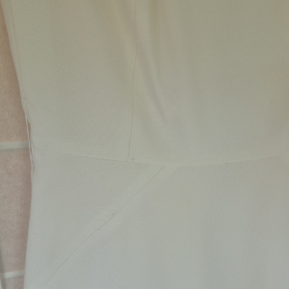 ANTONIO MELANI White Cap Sleeve Midi Dress - Picture 4 of 10